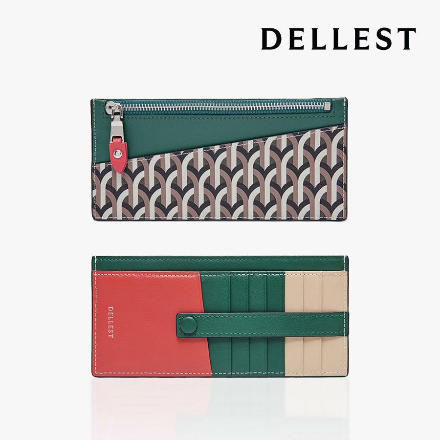 Delest 26SS Runpa Card Holder Gotica Multigreen DLP0002WGF