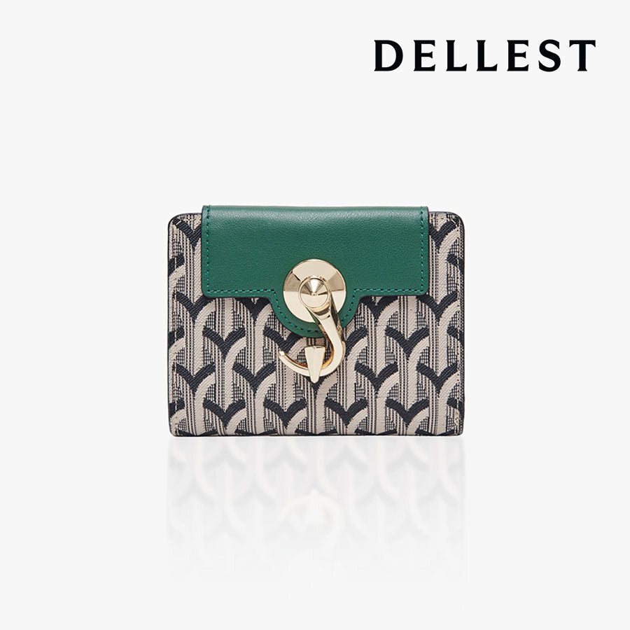 Dellcrest 26SS Serena Wallet Card Organizer Multigreen DSE80002WF