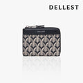 Delesse 26SS Arcoba Wallet Card Holder Jacquard Black DAR8001WGF