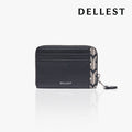 DeLest 26SS Zip Wallet Card Holder Jacquard Black DZP8001WGF