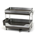 Emtucorbia Stopia dish dryer sink shelf utensil organizer 2-tier (36129923)