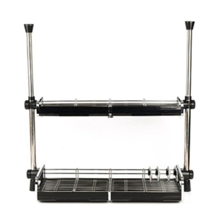 Muntakorea Dish Drying Rack Kitchen Shelves Plate Organizer 2-tier Expandable (37721325)
