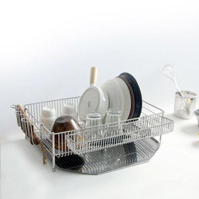 Sunwoo AI&NCSI Bavar Dryer Sink Stain Steel Shelf Container Organizer 1 drawer (41240398)