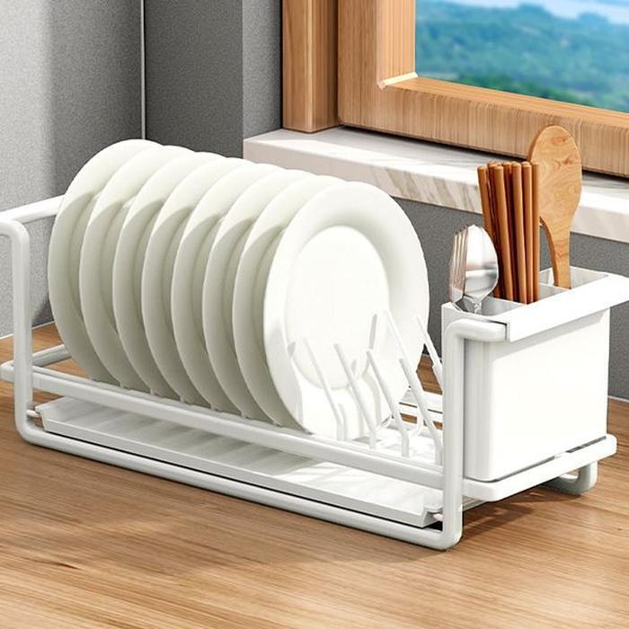 all-in-one metal kitchen rack plate holder 2-tier (36121885)