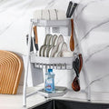 Aurora Office Service Dish Drying Rack White 3-Shelf Corner (37696220)