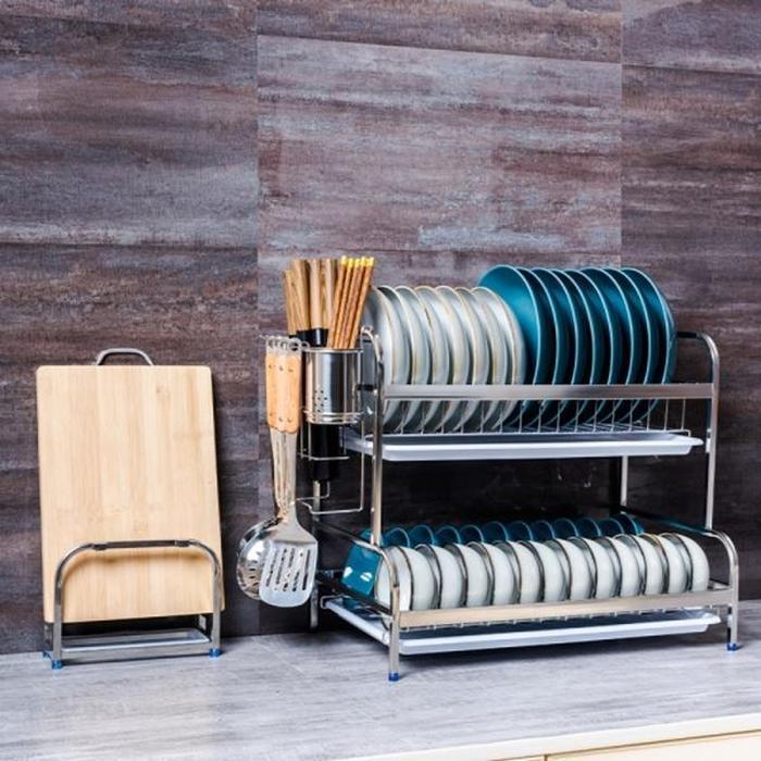 AuroraOfficeService Sten Dishes Cleaning 2-tier Dishdrainer 60cm All-in-one (37696243)