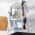 SH1 Co. dish drying rack 3-tier drip corner white dish drying rack sink holder (45792910)