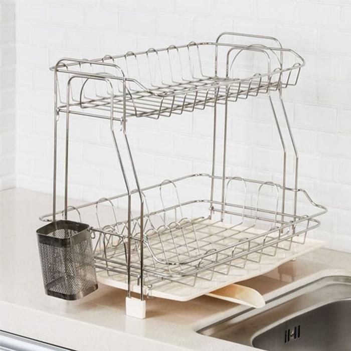 Sunwoo Enterprise Stainless Dish Rack Dishes 2-tier (34457277)