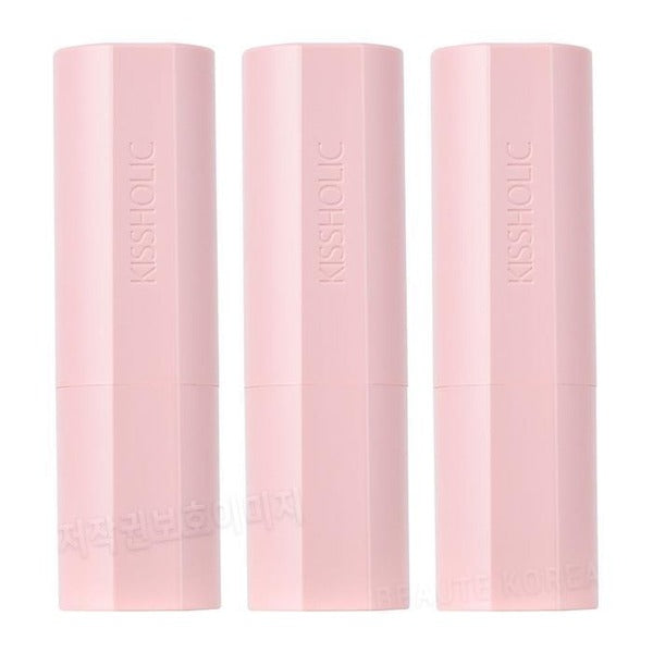 KatyAlphaShopping Desam KissHolic Lipstick Mat BE01 Stay Nude 3件
