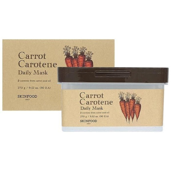 KtAlphaShop SkinFood Carrot Beta-Carotene Daily Mask 30pcs x3SET(SH)