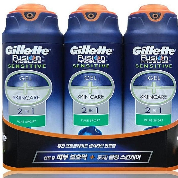 KATY ALPHASHOPPING Gillette Mach3 Gel Shaving Cream 170g x3 Fusion Proglide Pure Sports 2in1 Foam x2
