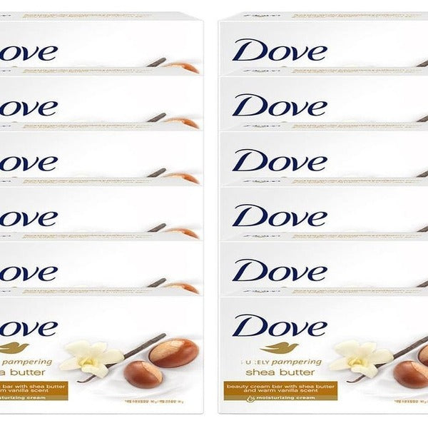 KATYALPHASHOPPING Dove Sensitive Bar 12pcs Bath Soap Beauty Bar x2SET SH