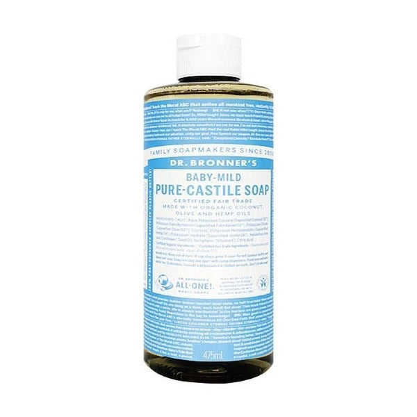 KatyAlphaShop Dr.Bronner's Pure Castile Soap Baby Unscented 475ml 1PC x3SET SH