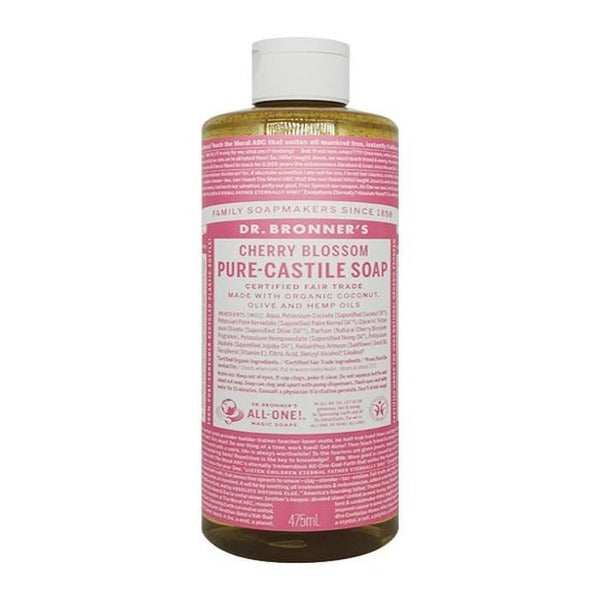 KatyAlphaShop Dr.Bronner's Pure Castile Soap Cherry Blossom 475ml x3 SET
