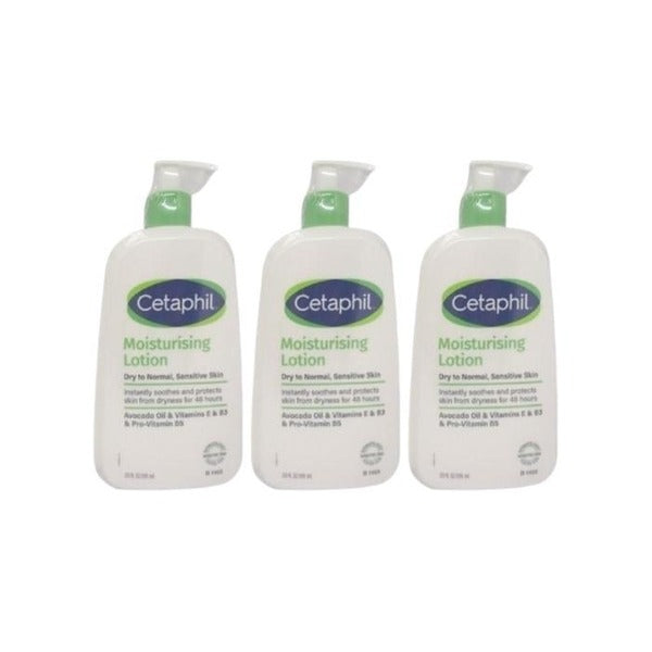 KatieAlphaShop Sebtel Moisturizing Lotion 473ml x 3 Gentle Body Moisturizer