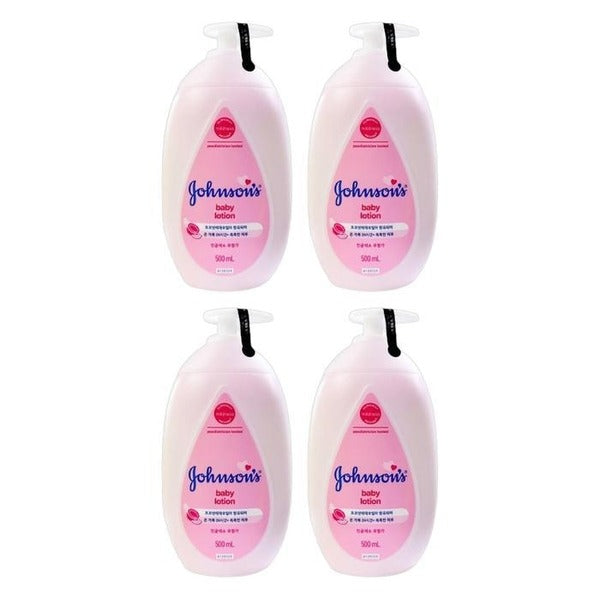 KateAlpaShopping Johnson's Baby Pink Moisturizing Body Lotion 500ml x 4