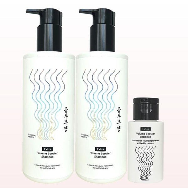 KTRAlphaShopping Princess Nourishing Air Lift Shampoo Volume Booster 500ml 2pcs + 30ml 1pcs