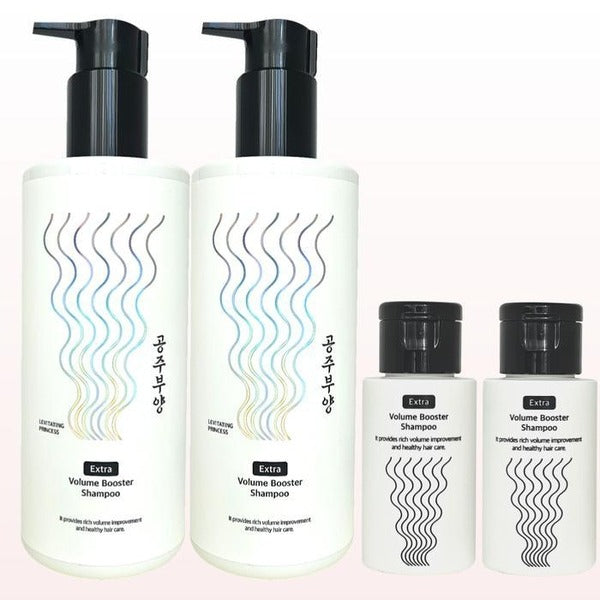 KT Alpha Shopping Gahi Princess Lift Anti-gravity Shampoo Volume Booster 500ml 2 pcs + 30ml 2 pcs