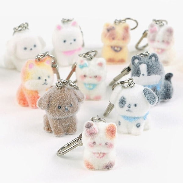 BoardMe Random KeyholderSet Soft Mini Animal Keyring Random Pick 60pcs 1set Keyholder