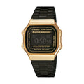 Casio A168WEGB-1B Universal Square Metal Retro Watch