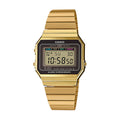 Casio A700WG-9A Universal Square Metal Retro Watch