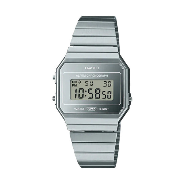 Casio A700WEV-7A Common Square Metal Wrist Watch