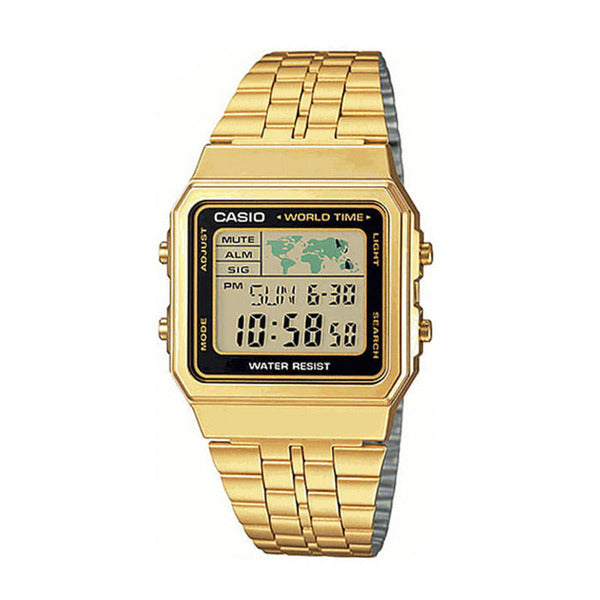 Casio A500WGA-1 Public Square Metal Retro Watch