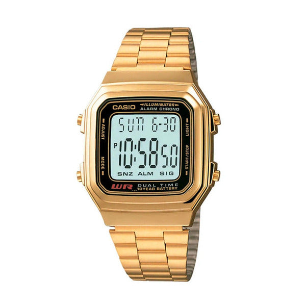 Casio A178WGA-1A Universal Square Metal Retro Watch