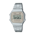 Casio A168WA-8A public square metal wristwatch