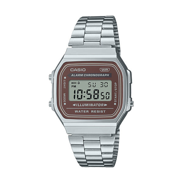 Casio A168WA-5A Universal Square Metal Wristwatch