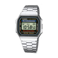 Casio A168WA-1 Universal Square Metal Wristwatch