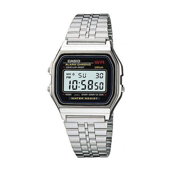 Casio A159WA-N1 Universal Square Metal Wristwatch