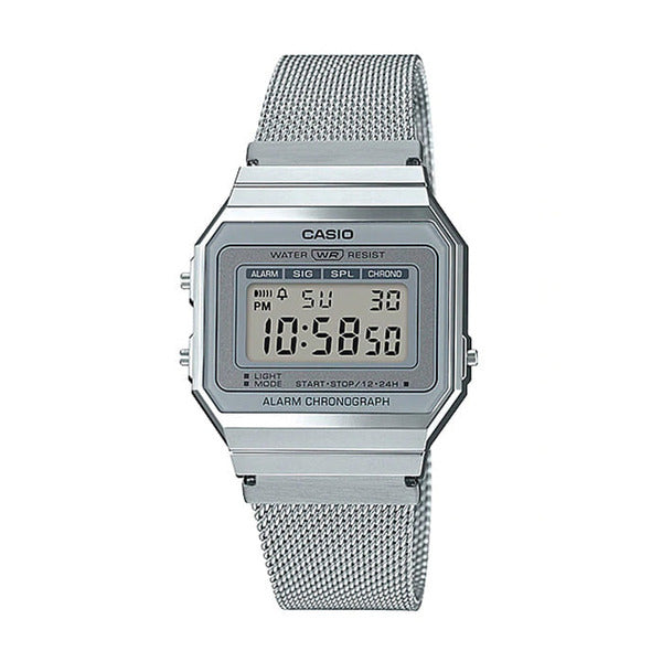 Casio A700WM-7A Universal Square Metal Wristwatch