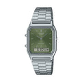 Casio AQ-230A-3A Universal Square Metal Wristwatch