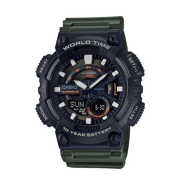 Casio AEQ-110W-3A Men's Sports Watch