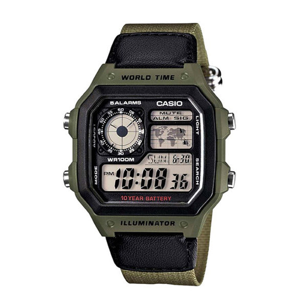 Casio AE-1200WHB-3B Men's Sports Electronic Watch