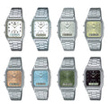 Casio Universal Square Metal Wristwatch 8 Styles Choose 1 AQ-230A