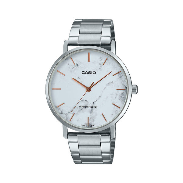Casio MTP-VT01DM-7A Marvel Dial Analog Men's Metal Watch