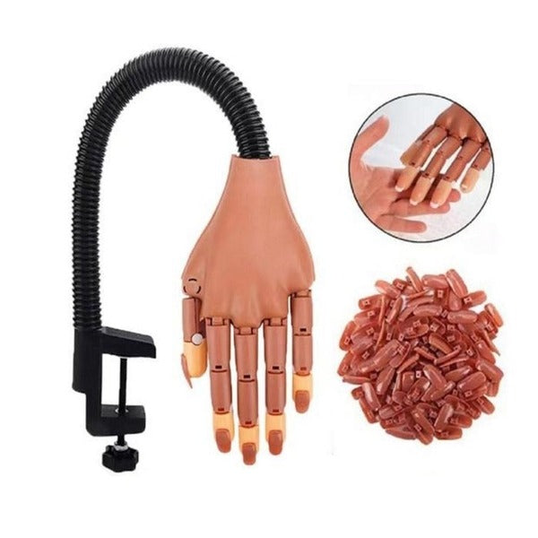 KatyAlphaShop [SS62] Nail Art Materials Nail Art Hand Mannequin Artificial Hand