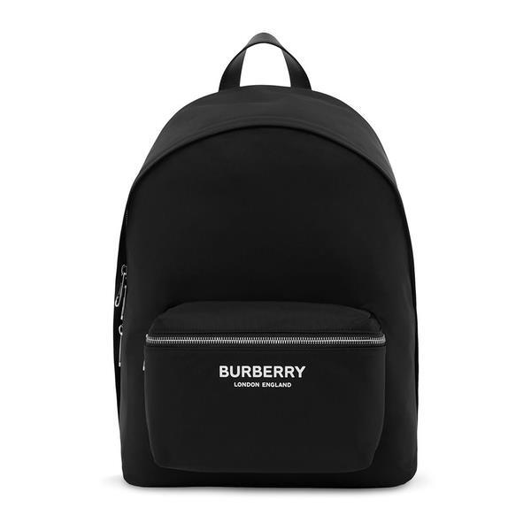 BV Burberry Logo Nylon Backpack Black 8063495