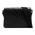 Burberry Embroidered Check Crossbody Black 8101922
