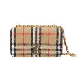 Burberry Lola Check Tote Bag Brown Women's Shoulder 8063083
