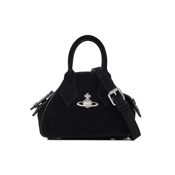 VivienneWestwood Jasmine Suede Black Women's Crossbody Bag 5C010005W W007L N401