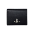 26SS Vivienne Westwood ORB Grain Black Women's Bicycle Wallet 51150030W S000D N403