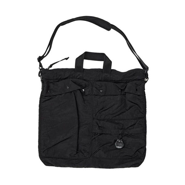CP Company 26SS nylon black men's tote bag 20CM AC042A 005269G 999
