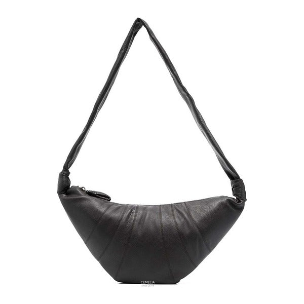 26SS Lemer Medium Croissant Bag Dark Chocolate BG0001 LL0018 490