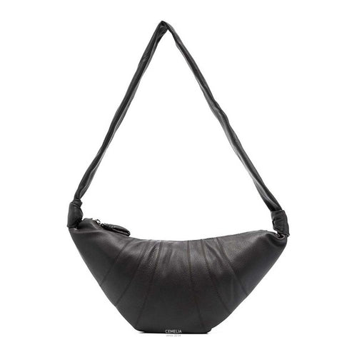 26SS Lemer Medium Croissant Bag Dark Chocolate BG0001 LL0018 490