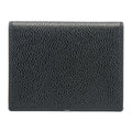 26SS Tom Brown Pebble Grain Fold Card Wallet Black MAW021L 00198 001