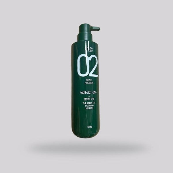 KTR Shopping [AMOS] AMOS Green Tea Shampoo Oily Scalp 500g x 2 Scalp Moisturizing Care Refreshing Ty