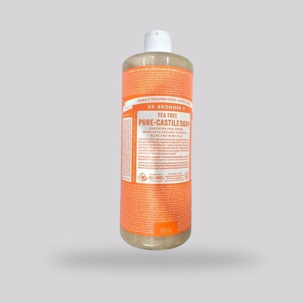 KATYALPHASHOPPING Dr.Bronner's Castile Soap Tetre 950ml+60ml+60ml Pump Set